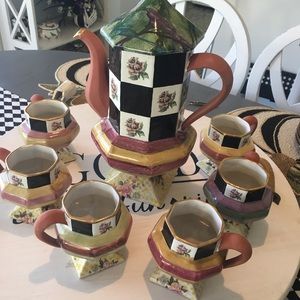 MacKenzie-Childs Torquay 7 Piece Set.  $650